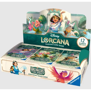 Disney Lorcana Archazia’s Island Booster Box 24 csomag Set 7 angol