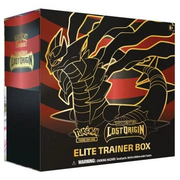 Pokémon Sword &amp; Shield Lost Origin Elite Trainer Box – TCG edzői készlet kiegészítőkkel 