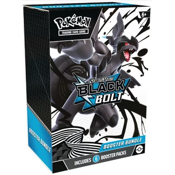 Pokémon TCG Scarlet &amp; Violet — Black Bolt Booster Bundle 6 csomag