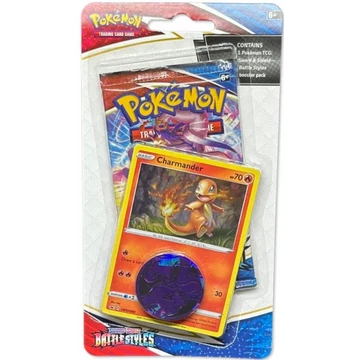 Pokémon Battle Styles Charmander 1-Pack Blister – TCG kiegészítő csomag promó kártyával