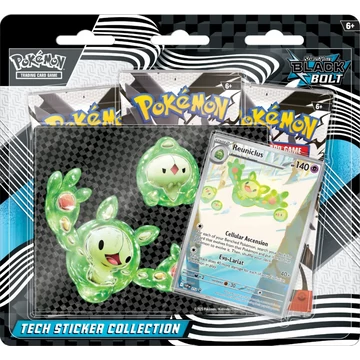 Pokémon TCG Scarlet &amp; Violet Black Bolt Tech Sticker Collection – Reuniclus promó kártya