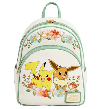 Pokémon Pikachu &amp;amp; Eevee Floral hátizsák – Loungefly