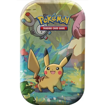 Pokémon Kanto Friends Mini Tin Pikachu Sword &amp;amp; Shield booster csomagokkal
