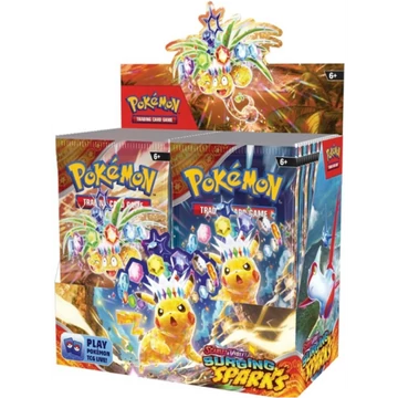 Pokémon Scarlet &amp; Violet – Surging Sparks Booster Display Box hivatalos TCG kiegészítő doboz