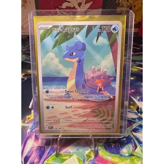 Pokémon TCG Misty’s Lapras TG19/TG30 Trainer Gallery angol
