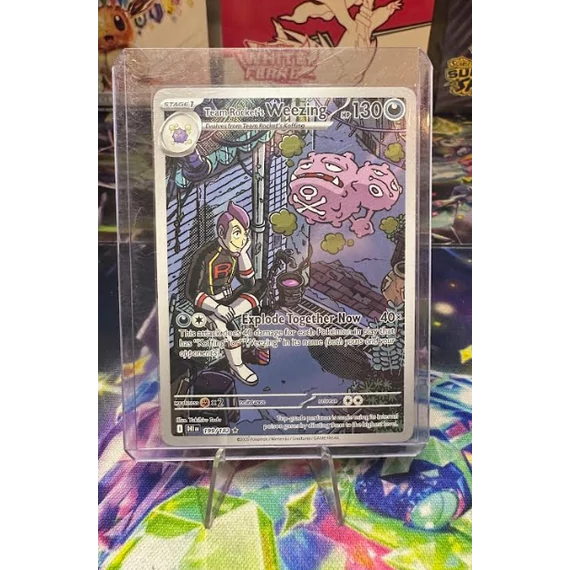 Pokémon TCG Team Rocket’s Weezing Full Art kártya TG09/TG30 angol