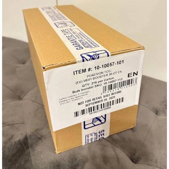 Mega Evolution 6 Booster Box Case bontatlan nagy kiszerelés