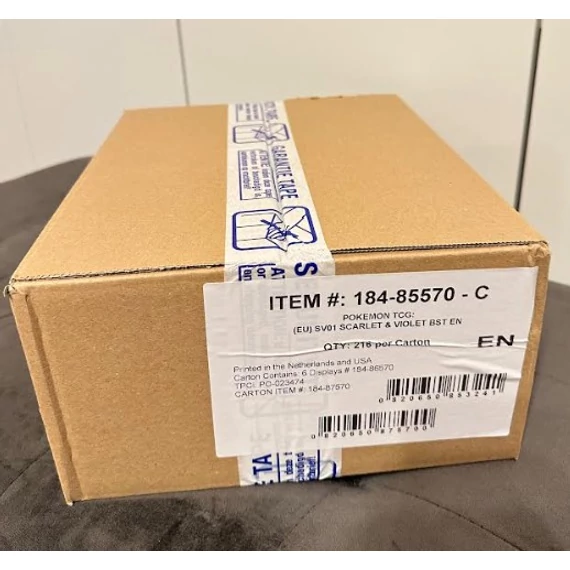 Scarlet & Violet 6 Booster Box Case – gyárilag bontatlan sealed case
