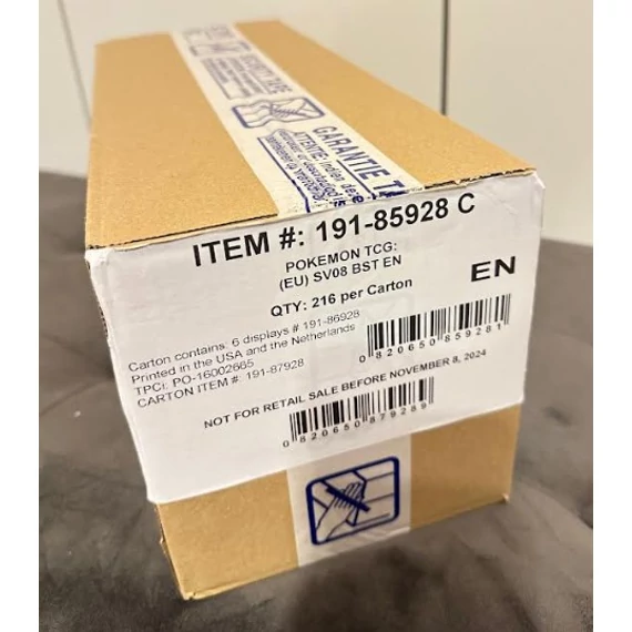 Surging Sparks 6 Booster Box Case – gyárilag bontatlan sealed case