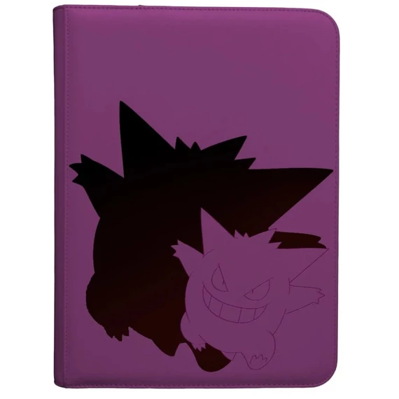 Pokémon Elite Gengar 9-Pocket Zippered PRO Binder — kártyaalbum külső és belső oldal
