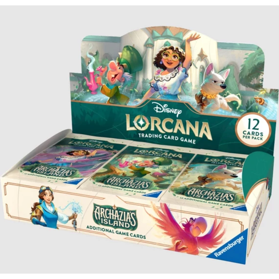 Disney Lorcana Archazia’s Island Booster Box 24 csomag Set 7 angol