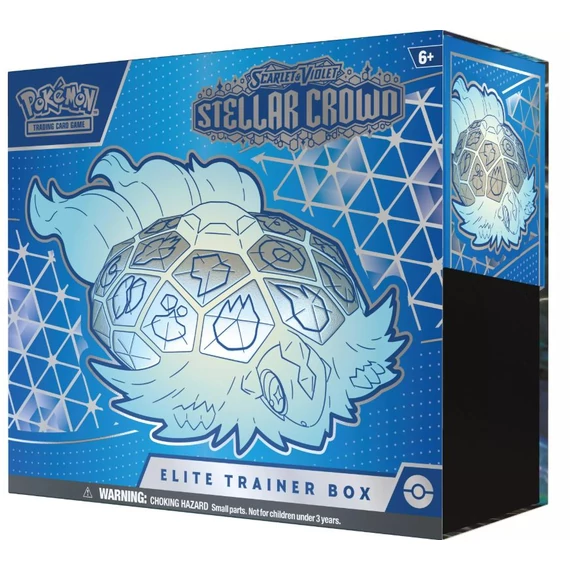 Pokémon Scarlet & Violet Stellar Crown Elite Trainer Box 9 booster csomaggal