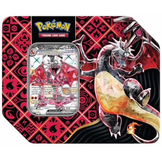 Pokémon Paldean Fates: Tera Charizard ex Tin
