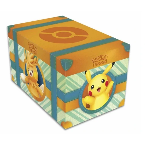 Pokemon Collector's Chest Box 2024 Spring: Paldea Adventure Chest - 6 Boosters, 7 Promokort, Mini-Album 