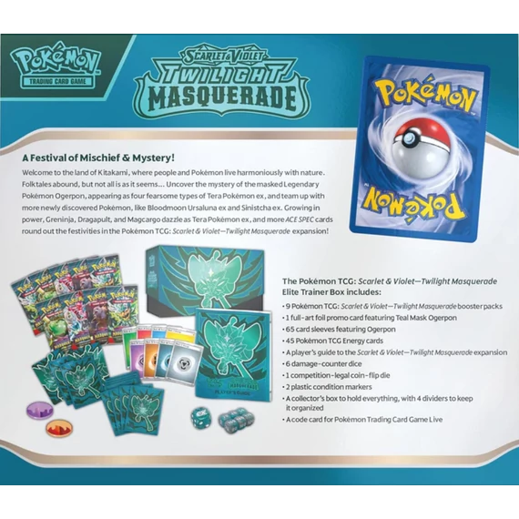 Pokémon Scarlet & Violet: Twilight Masquerade Elite Trainer Box 
