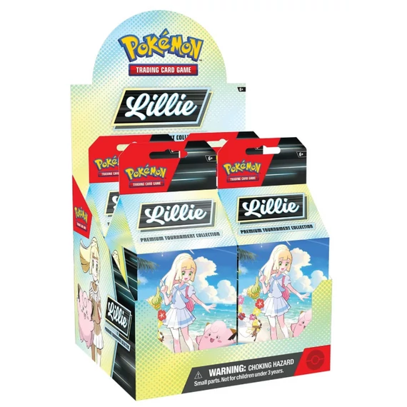 Pokémon TCG – Lillie Premium Tournament Collection Box (Angol) – 7 booster és Lillie promó lapok – 2025
