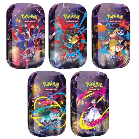 Pokémon TCG Mega Evolution Mini Tin válogatott fémdoboz