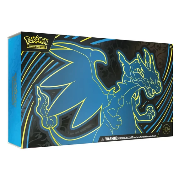Pokémon TCG – Mega Charizard X ex Ultra Premium Collection – fém Charizard promó és 16 booster – előrendelés 2025.11.14-től