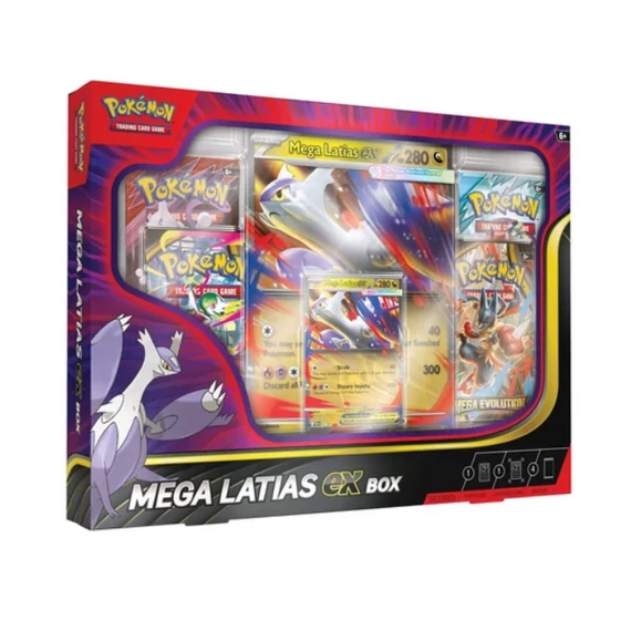 Mega Latias ex Box – promó + lentikuláris jumbo + 4 booster