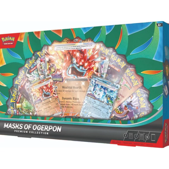 Pokémon ex Box Masks of Ogerpon Premium Collection – 10 booster csomag