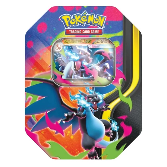 Pokémon TCG Mega Charizard ex Tin Charizard Verzió 1