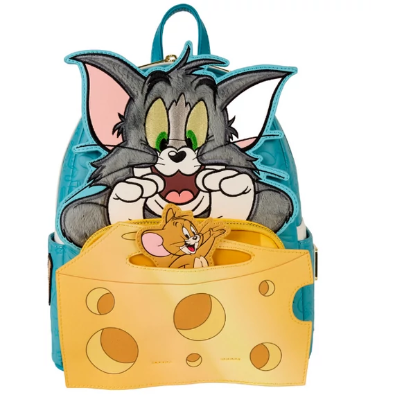 Loungefly Tom & Jerry hátizsák 26 cm – prémium mini hátizsák, Loungefly