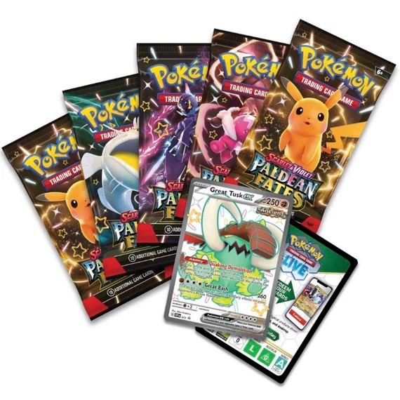 Paldean Fates: Great Tusk ex Tin (USA Version)