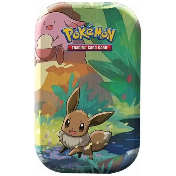 Pokémon Kanto Friends Mini Tin Eevee Sword & Shield booster csomagokkal