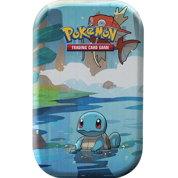 Pokémon Kanto Friends Mini Tin Squirtle Sword & Shield booster csomagokkal