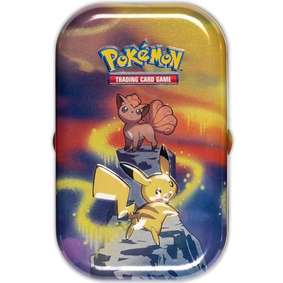 Pokémon Kanto Power Mini Tin Pikachu Vulpix Sword & Shield booster csomagokkal