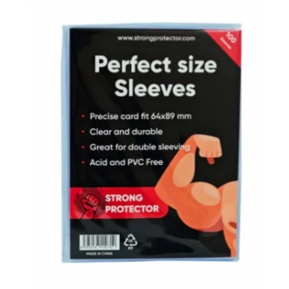 Strong Protector Perfect Size kártyavédő fólia 100 db, átlátszó védőtasak