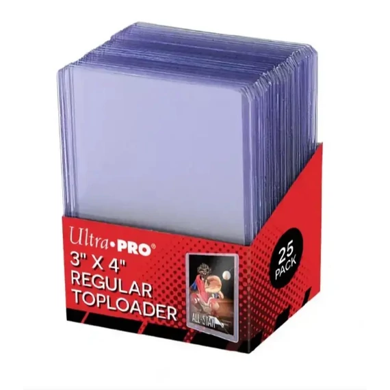 Ultra PRO Regular Toploader 35PT kártyavédő tok 25 db, kemény átlátszó védő