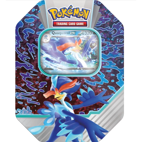 Pokemon TCG : Paldea Partners Tin Quaquaval ex