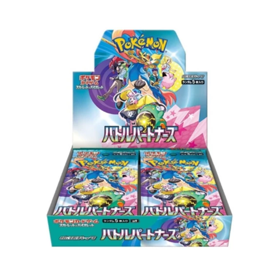 Pokémon TCG – Battle Partners (SV9) japán Booster Box – 30 booster, Scarlet & Violet sorozat – hivatalos japán kiadás