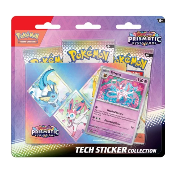 Pokémon TCG: Scarlet & Violet: Prismatic Evolutions- Tech Sticker Collection Sylveon