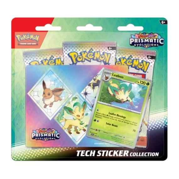 Pokémon TCG: Scarlet & Violet: Prismatic Evolutions Tech Sticker Leafeon